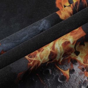 Concert Outfit Fireball Graphic Oversized T-Shirt