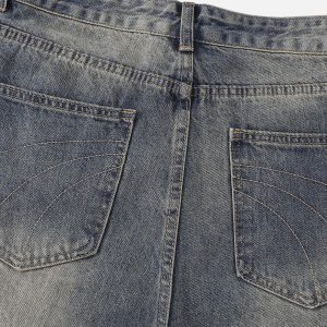 Concert Outfit Firework Beadwork Loose Jeans