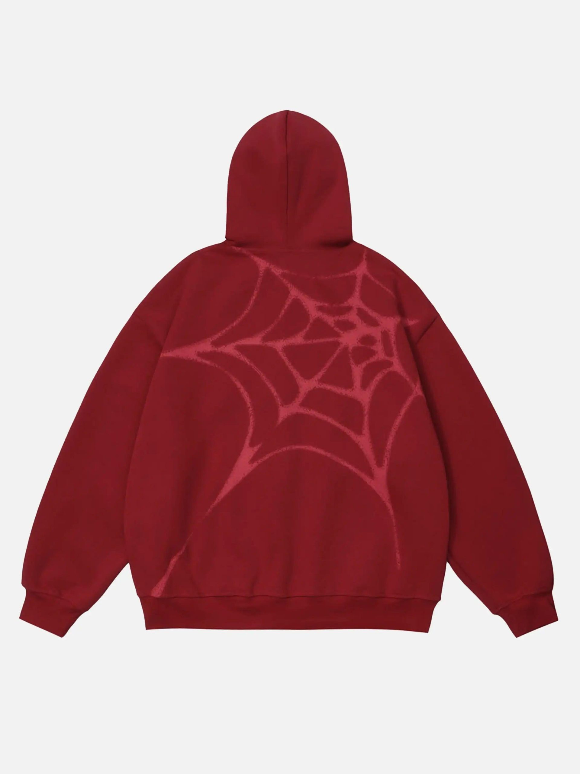 Concert Outfit Flocked Spider Hoodie Concert Outfit Flocked Spider Hoodie