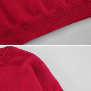 Concert Outfit Flocking Bunny Sweater