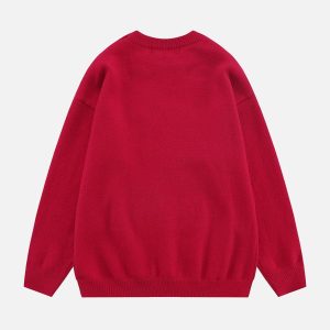 Concert Outfit Flocking Bunny Sweater