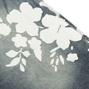 Concert Outfit Floral Print Denim Shorts