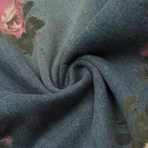 Concert Outfit Floral Print Straight Jeans