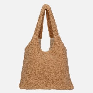 Concert Outfit Flower Sherpa Bag