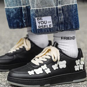 Concert Outfit Fluorescent Butterfly Skate Shoes