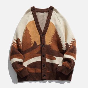 Concert Outfit Forest Sunrise Cardigan