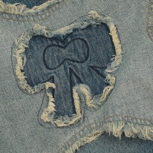 Concert Outfit Fringe Bow Jeans