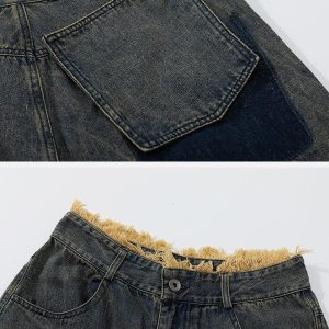 Concert Outfit Fringe Denim Jorts