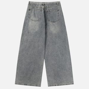 Concert Outfit Fringe Star Loose Jeans