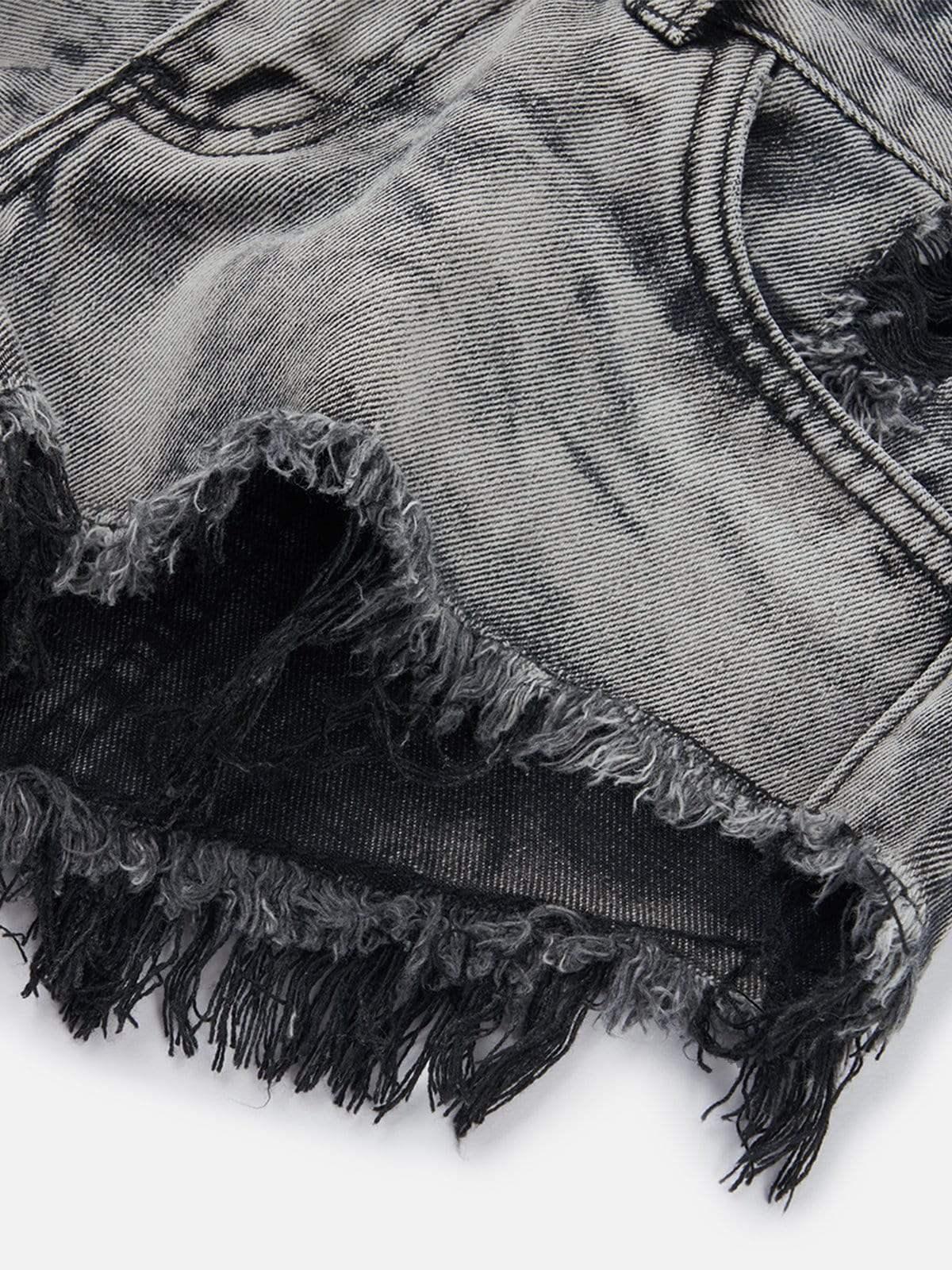 Concert Outfit Fringe Washed Shorts Concert Outfit Fringe Washed Shorts