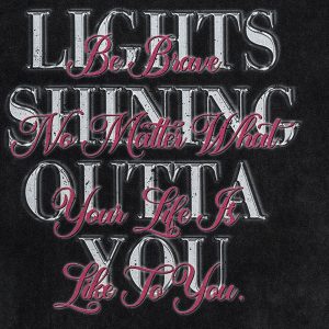 Concert Outfit Full Diamond Tooth Pattern T-Shirt