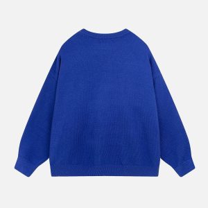 Concert Outfit Fun Embroidery Sweater