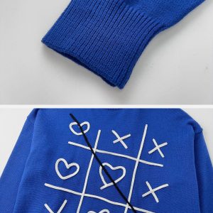 Concert Outfit Fun Embroidery Sweater