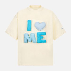 Concert Outfit Fun 'I Love Me' Embroidered T-Shirt