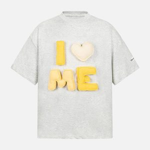 Concert Outfit Fun 'I Love Me' Embroidered T-Shirt