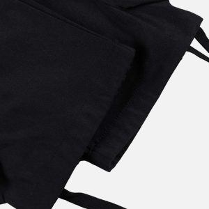 Concert Outfit Functional Wind Zipper Multi-Pocket Work Pants