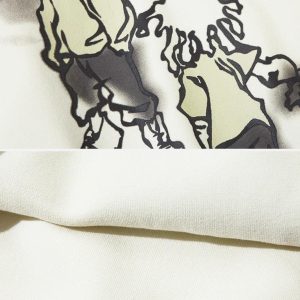 Concert Outfit Funny Cartoon Graphic Hoodie