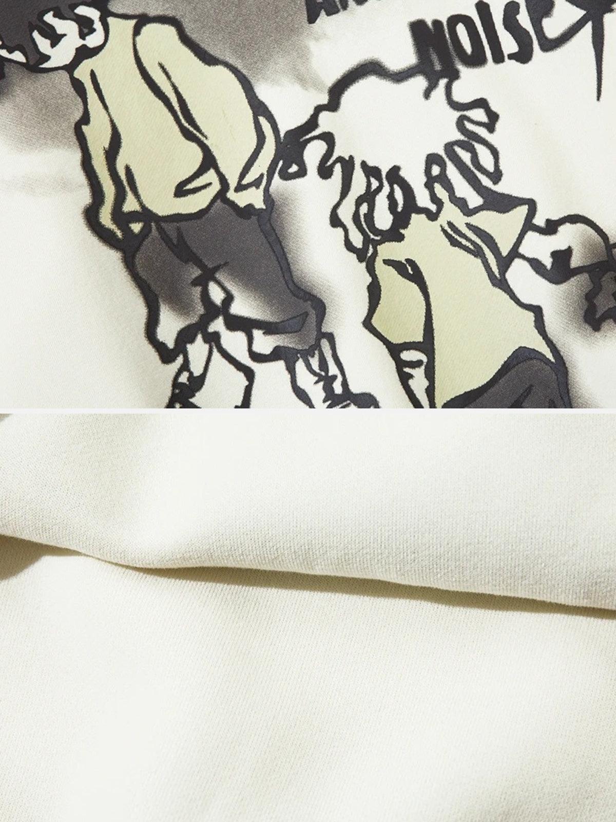 Concert Outfit Funny Cartoon Graphic Hoodie Concert Outfit Funny Cartoon Graphic Hoodie