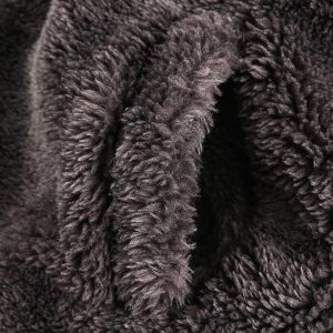 Concert Outfit Fur Hooded Quilted Sherpa Jacket