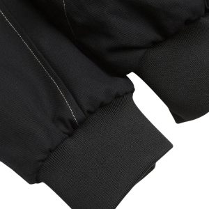 Concert Outfit Fur Lined Zip Up Hooded Bomber Jacket