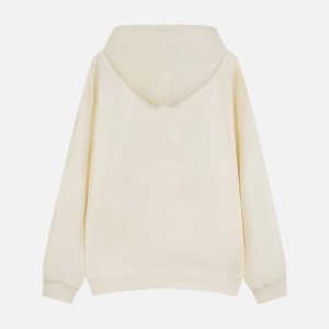 Concert Outfit Fur Patchwork Embroidered Stitching Hoodie