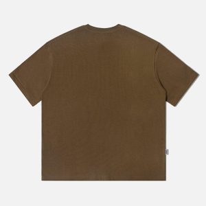 Concert Outfit Fuzzy Graffiti Print Tee