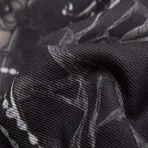 Concert Outfit Gem Printed Quilted Bomber Jacket