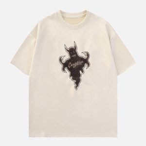 Concert Outfit Genie Flocked Graphic Tee