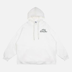 Concert Outfit Gesture Print Hoodie