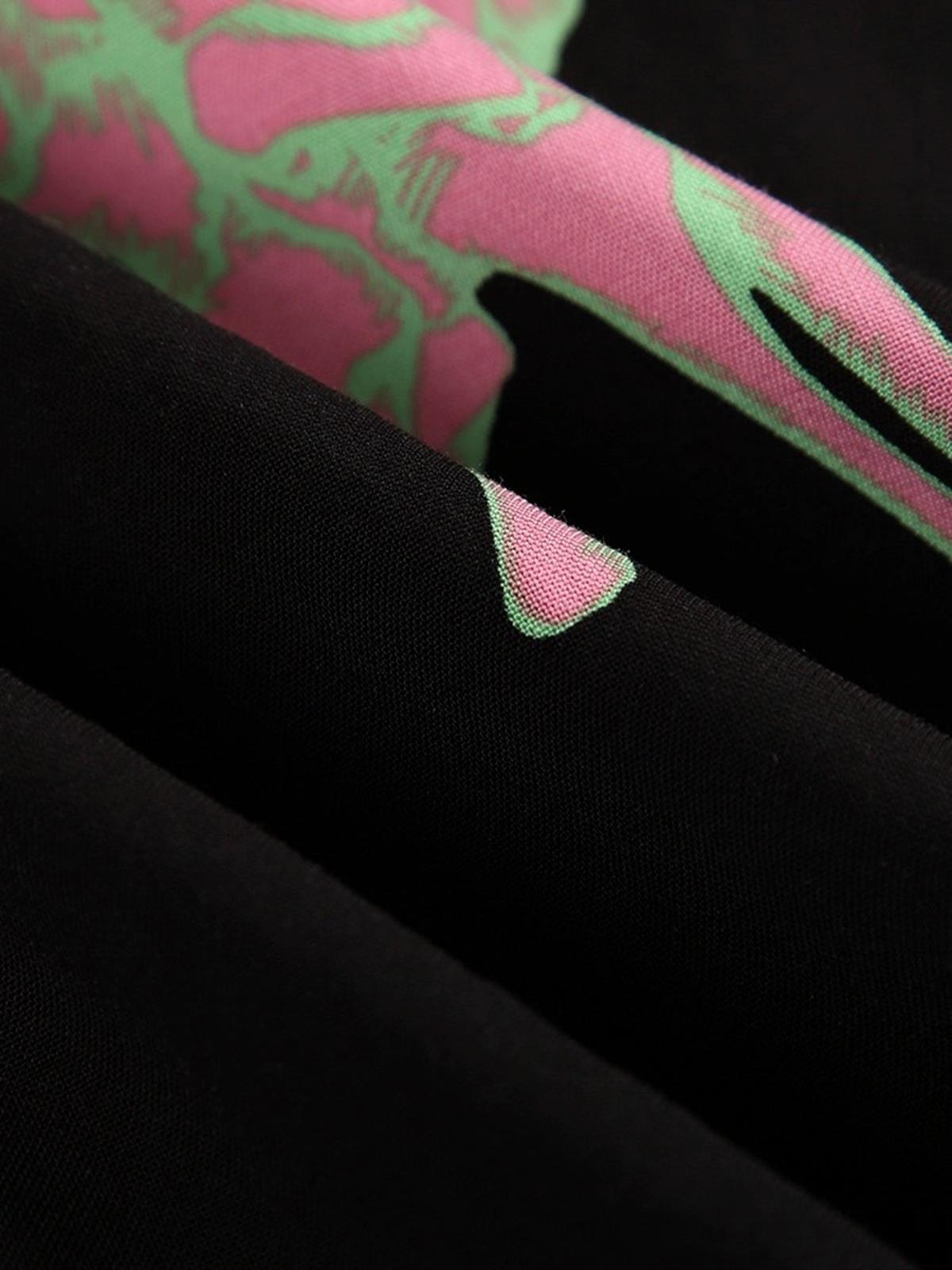 Concert Outfit Ghost Hand Ghost Claw Casual Print Shirt Concert Outfit Ghost Hand Ghost Claw Casual Print Shirt