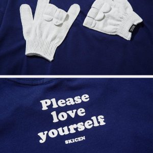 Concert Outfit Gloves Gestures Graphic Tee