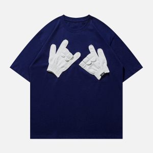 Concert Outfit Gloves Gestures Graphic Tee