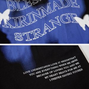 Concert Outfit Gradient Butterflies Graphic Tee