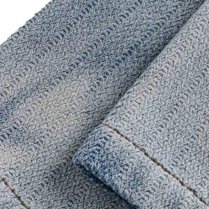 Concert Outfit Gradient Denim Short-Sleeve Shirt