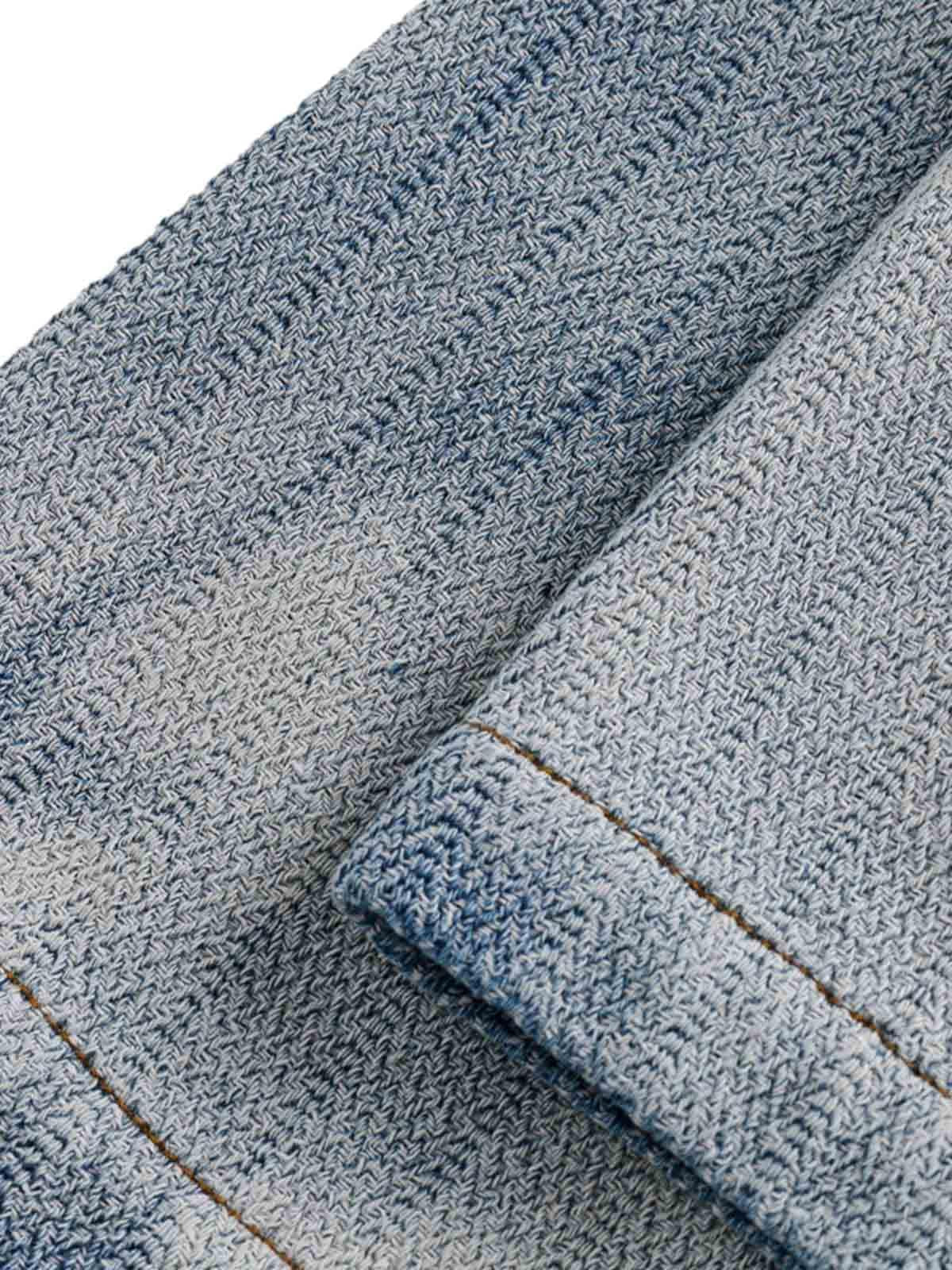 Concert Outfit Gradient Denim Short-Sleeve Shirt Concert Outfit Gradient Denim Short-Sleeve Shirt