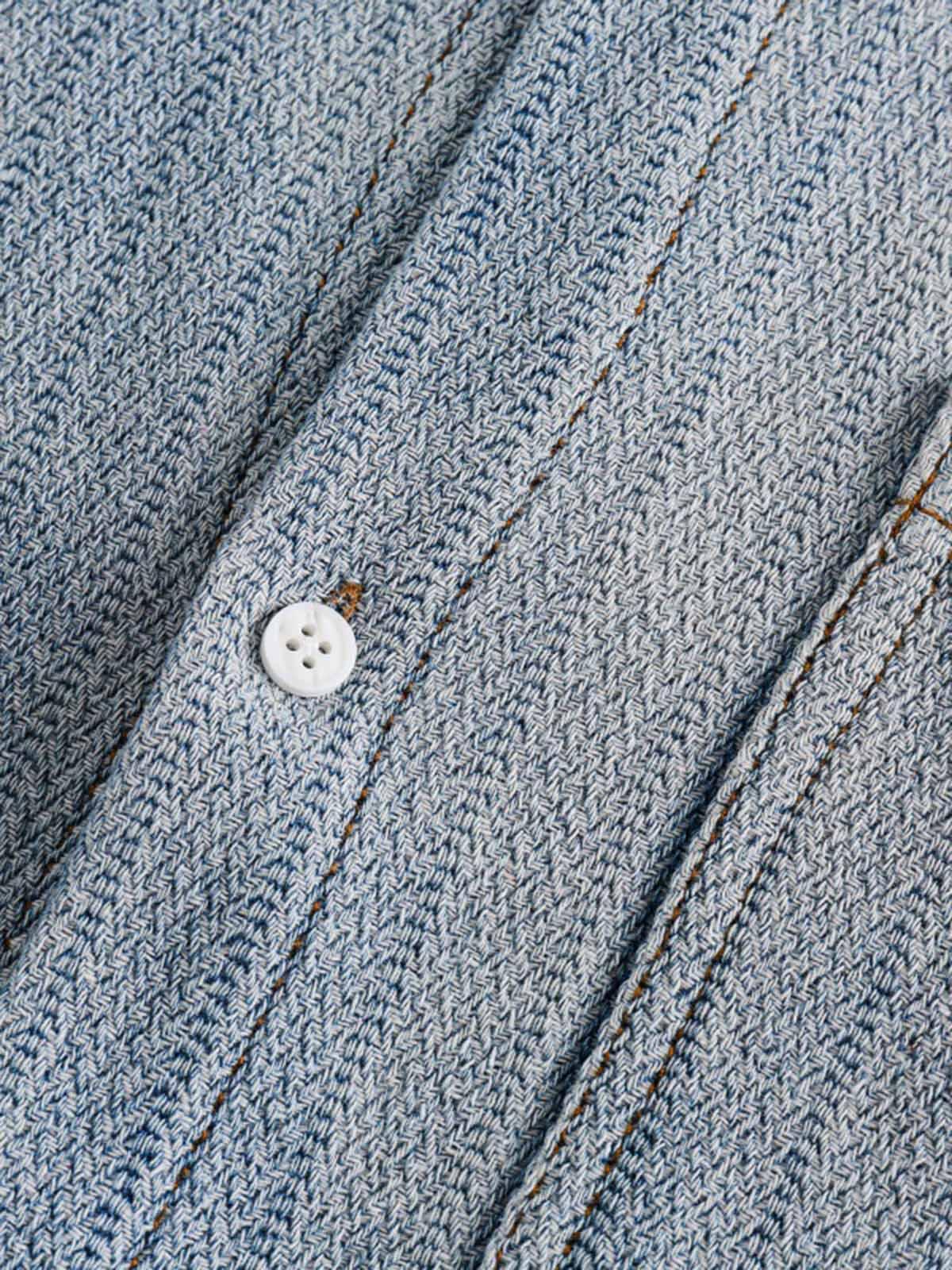 Concert Outfit Gradient Denim Short-Sleeve Shirt Concert Outfit Gradient Denim Short-Sleeve Shirt