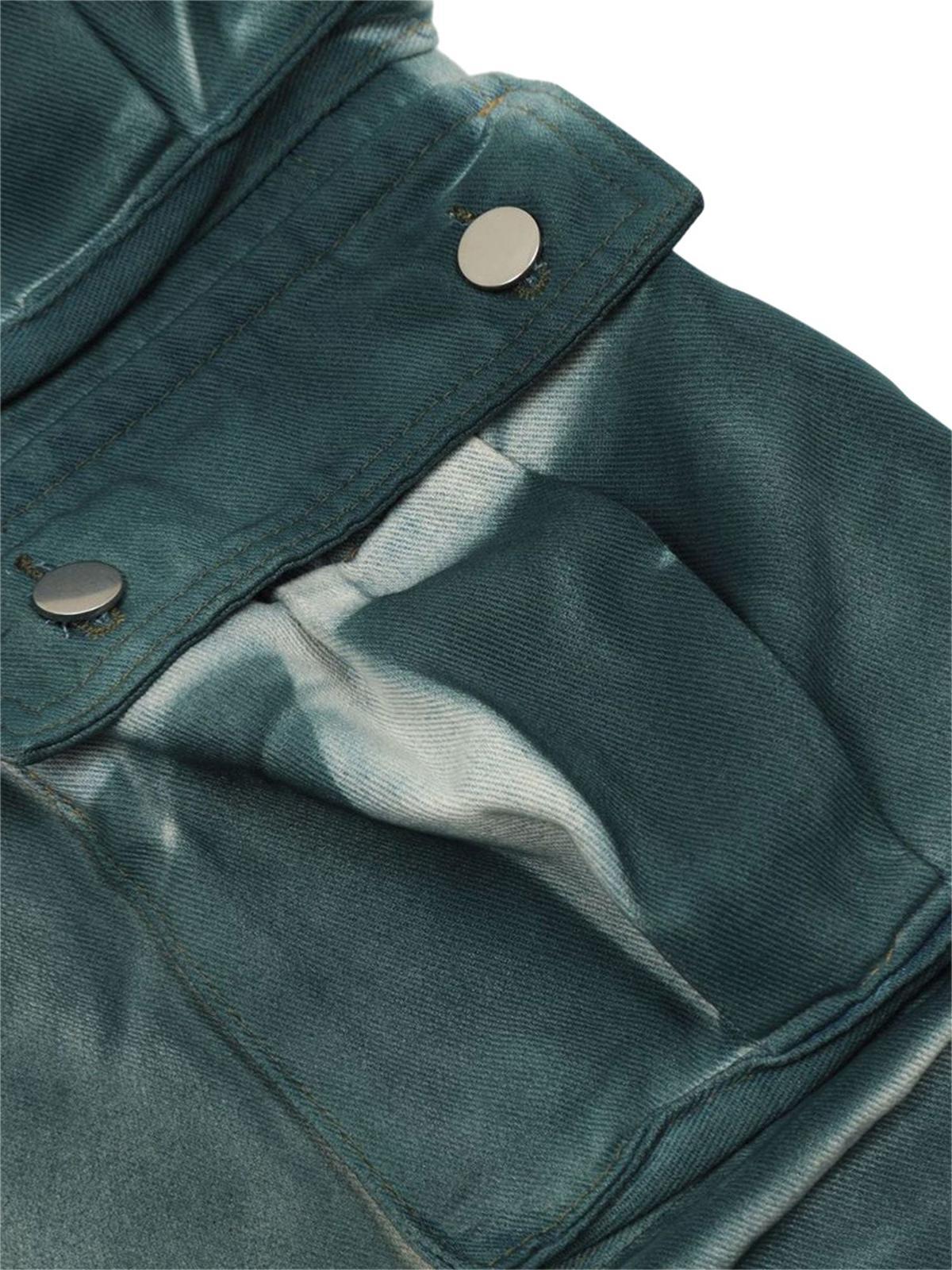 Concert Outfit Gradient Dip Dye Wash Multi-Pocket Cargo Jeans Concert Outfit Gradient Dip Dye Wash Multi-Pocket Cargo Jeans