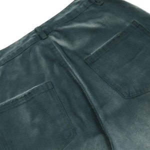 Concert Outfit Gradient Dip Dye Wash Multi-Pocket Cargo Jeans