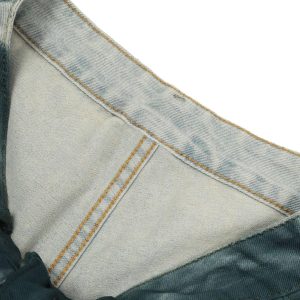 Concert Outfit Gradient Dip Dye Wash Multi-Pocket Cargo Jeans