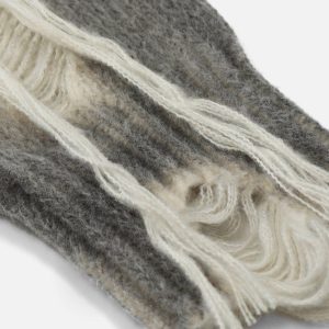 Concert Outfit Gradient Distressed Polo Sweater