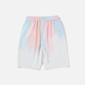 Concert Outfit Gradient Drawstring Shorts
