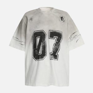 Concert Outfit Gradient Graphic Jersey T-Shirt