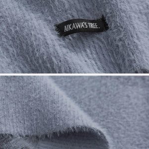 Concert Outfit Gradient Knit Sweater