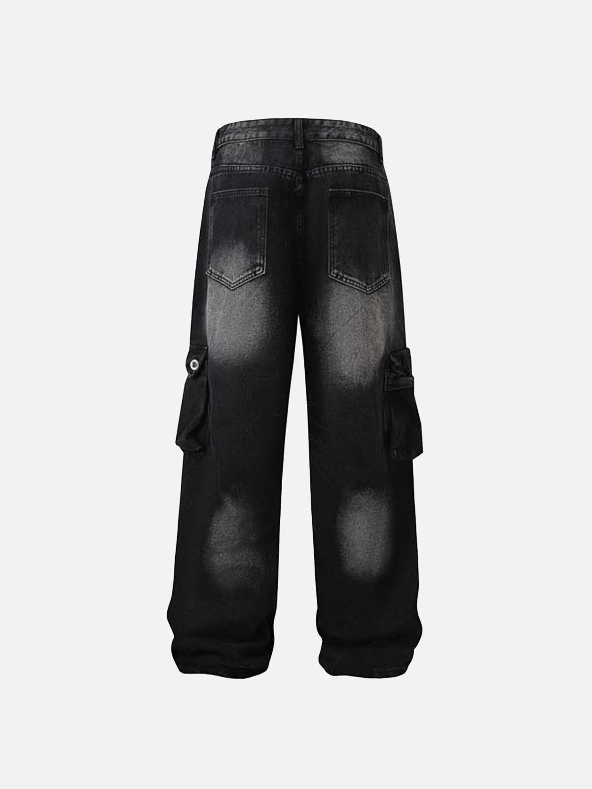 Concert Outfit Gradient Multi-Pocket Cargo Jeans Concert Outfit Gradient Multi-Pocket Cargo Jeans