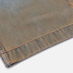 Concert Outfit Gradient Washed Loose Jeans