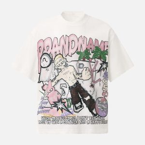 Concert Outfit Graffiti Art Graphic T-Shirt