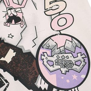 Concert Outfit Graffiti Art Graphic T-Shirt