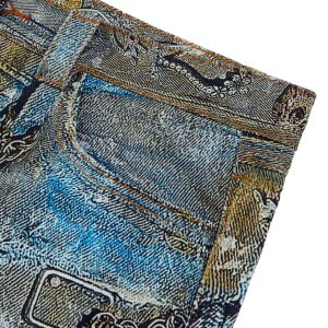 Concert Outfit Graffiti BORO Destruction Chain Jeans