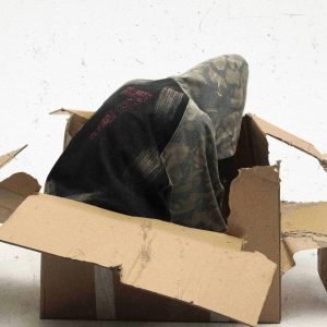 Concert Outfit Graffiti Camouflage Patchwork Hooded Jacket