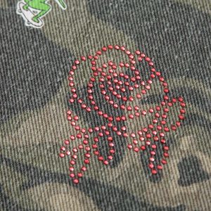 Concert Outfit Graffiti Camouflage Patchwork Hooded Jacket